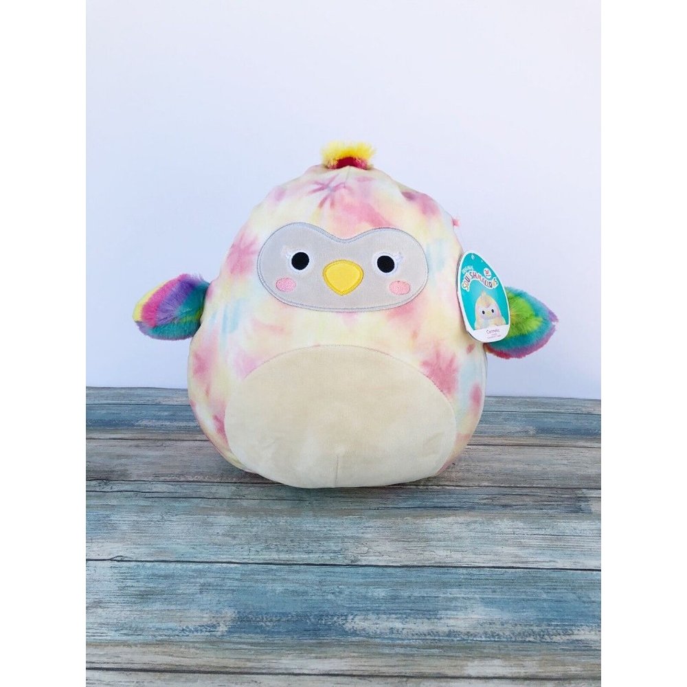 Squishmallow Carmella The Touca 12 Inch Plush KellyToys  pink tie dye